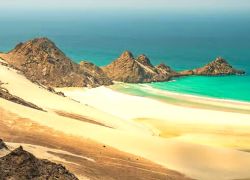 Detwah Lagoon in Socotra Island