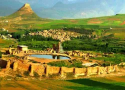 Zoroastrian Temple of Takht-i-suleiman in Termez