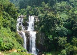 Ramboda Falls in Pinnawala