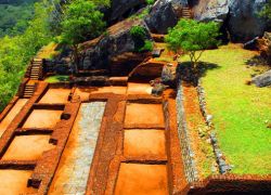 The Royal Gardens of Sigiriya in Sigiriya