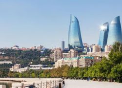 Baku Boulevard in Baku