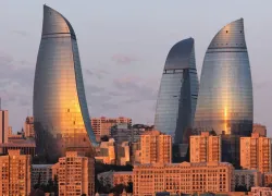 Flame Towers in Baku