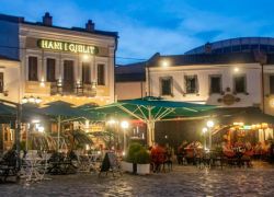 Korça's City Park in Korca