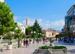 Shkodra Promenade in Shkoder