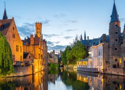 Canals of Bruges in Bruges