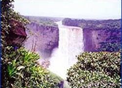 Kaieteur Falls in Potaro-Siparuni