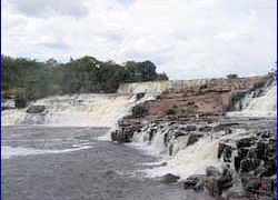 Orinduik Falls in Potaro-Siparuni