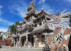 Linh Phuoc Pagoda in Dalat