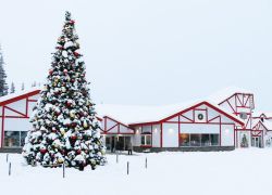 Santa Claus House and Statue in Alaska