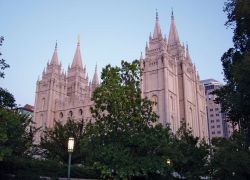 Salt Lake Temple in Utah