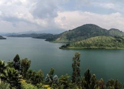 Lake Muhazi Rwanda in Eastern-Rwanda