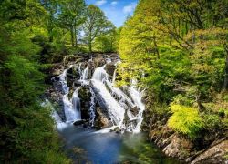 Swallow Falls in Conwy