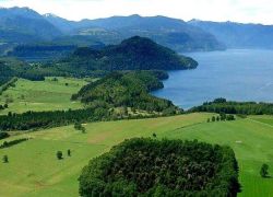 Colico Lake in Araucania