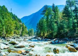 Parvati River in Manikaran