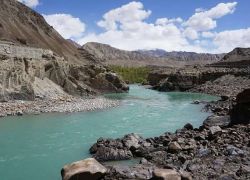 Zanskar River in Jispa