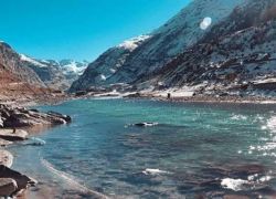 Bhaga River in Jispa