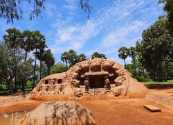Tiger Cave in Mamallapuram
