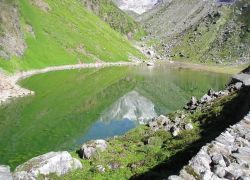 Chorabari Tal (Gandhi Sarovar) in Kedarnath