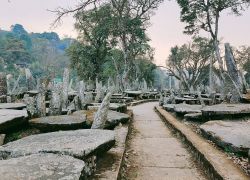 Khasi Monoliths in Cherrapunji