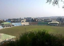 Quaid-e-Azam Stadium in Baramulla