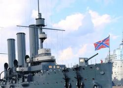 Cruiser Aurora in St.Petersburg