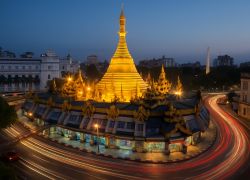Sule Pagoda, Yangon - Uzbekistan Tour - 4 Nights / 5 Days covering Tashkent - Samarkand - Yangon