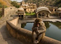 The Monkey Temple, Jaipur - Golden Triangle Heritage Tour - 5 Nights - 6 Days