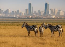Wildlife Safari at Nairobi National Park - 7 Days 6 Nights Kenya Safari Beach Package - 6 Nights / 7 Days covering Nairobi - Mombasa