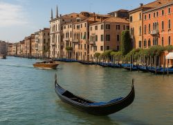 Gondola Ride, Venice - European Highlights - 8 Nights 9 Days Tour - 8 Nights / 9 Days covering Paris - Venice - Florence