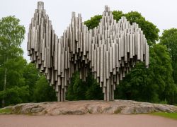 Sibelius Monument, Helsinki - Sweden to Norway, Cruise Tour of Four Capitals Tour - 8 Nights / 9 Days covering Stockholm - Helsinki - Copenhagen