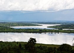 Lake Muhazi Rwanda in Eastern-Rwanda
