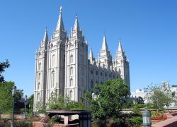 Salt Lake Temple in Utah