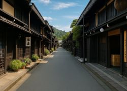 Takayama Old Town in Takayama
