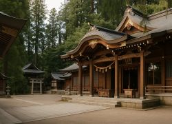 Sakurayama Hachimangu Shrine in Takayama