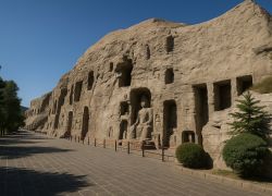Yungang Grottoes in Datong