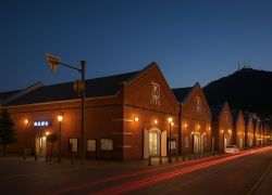 Kanemori Red Brick Warehouses in Hakodate