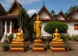 Wat Mai Suwannaphumaham in Luang Prabang