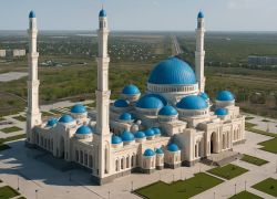 The Grand Mosque of Astana in Astana