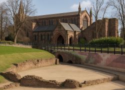 The Roman Amphitheatre in Chester