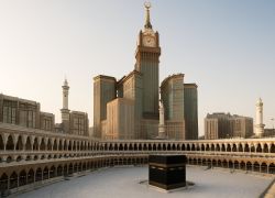 The Abraj Al-Bait Towers in Mecca