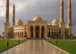 The Great Mosque of Sana'a in Sana