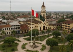 Iquitos’ Main Square in Iquitos
