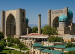 Bibi-Khanym Mosque in Shahrisabz