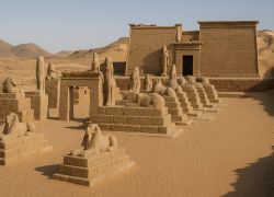 Wadi El Sebua Temples in Abu Simbel
