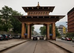 Bhutan Gate in Phuntsholing