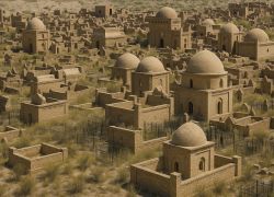 Mizdakhan Necropolis in Nukus