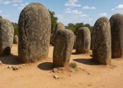 Almendres Cromlech in Evora