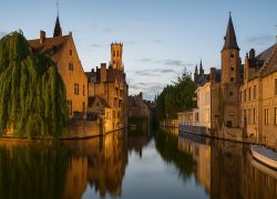 Canals of Bruges in Bruges