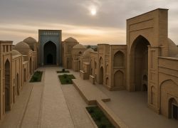 Mausoleum of Sultan Saodat in Termez