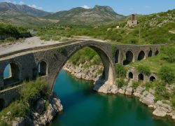 The Bridge of Mesi in Shkoder